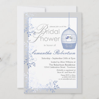 Invitations de douches nuptiales Inséparables