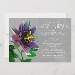 Invitations de douches nuptiales pour les fleurs d