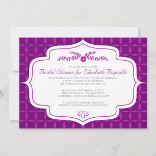 Invitations de douches nuptiales rétrogrades d'aut