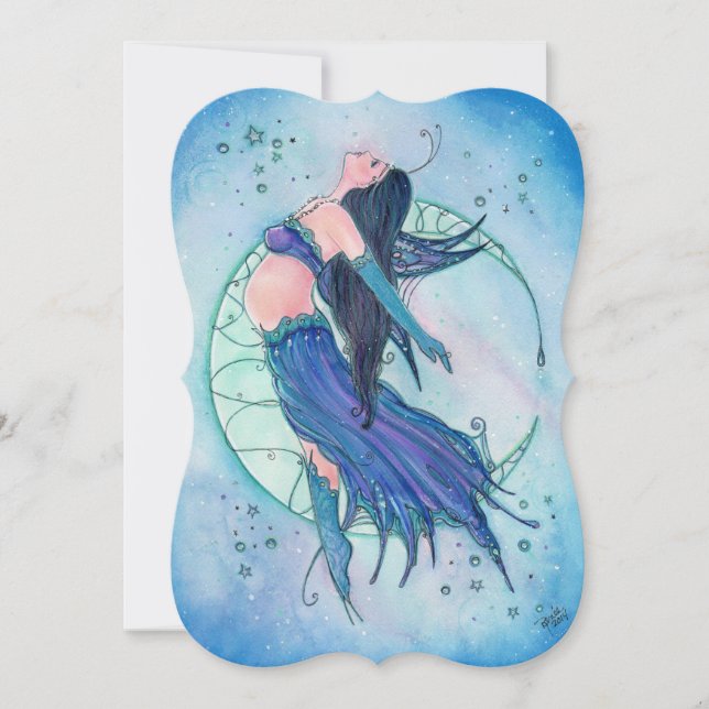 Invitations de douches pour bébé poilues par Renee (Devant)