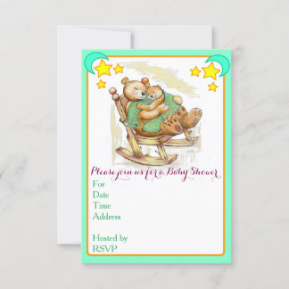 Invitations de douches pour bébés