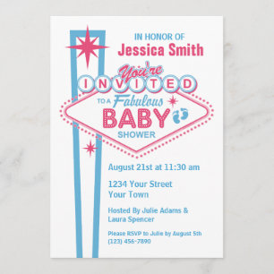 Invitations de douches pour bébés à Las Vegas