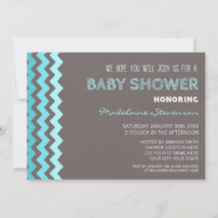Invitations de douches pour bébés personnalisées B