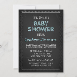 Invitations de douches pour bébés personnalisées e