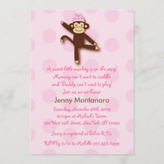 Invitations de douches pour bébés personnalisées p