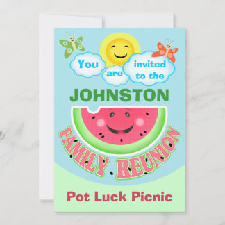 Invitations de famille de BBQ fait sur commande de
