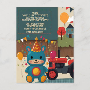 Invitations de fête