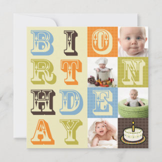 Invitations de fête d'anniversaire