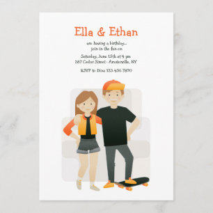 Invitations de fête d'anniversaire