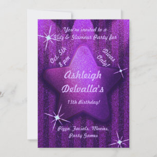 Invitations de fête d'anniversaire à la Parties sc