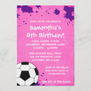 Invitations de fête d'anniversaire de ballon de