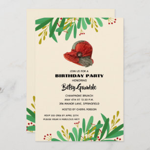 Invitations de fête d'anniversaire de Cloche Derby