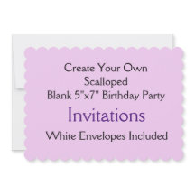 Invitations de fête d'anniversaire de la forme à b