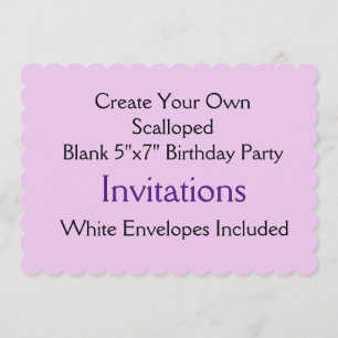 Invitations de fête d'anniversaire de la forme à b