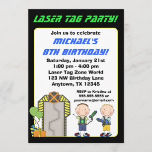 Invitations de fête d'anniversaire de la marque la