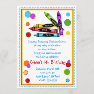 Invitations de fête d'anniversaire de métier de