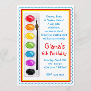 Invitations de fête d'anniversaire de métier de