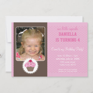 INVITATIONS DE FÊTE D'ANNIVERSAIRE DE PHOTO : :