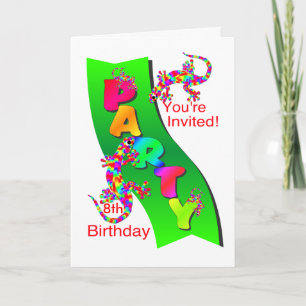 Invitations de fête d'anniversaire Modèle