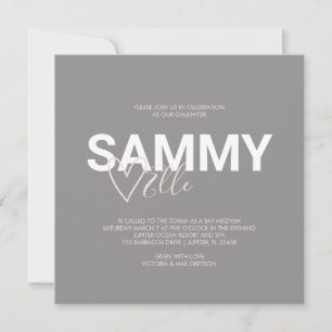 Invitations de fête d'anniversaire moderne en lign