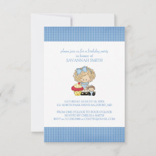 Invitations de fête d'anniversaire pour une fille