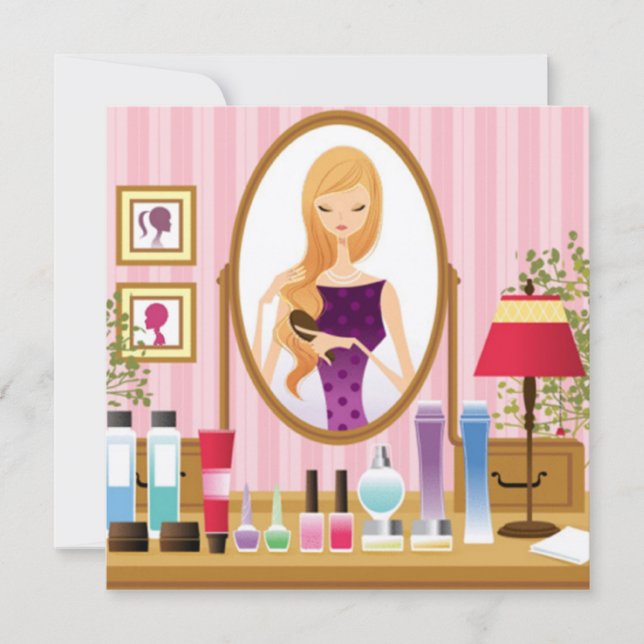 Invitations de fête d'anniversaire Sweet sixteen (Devant)