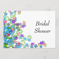 Invitations de Fête de la mariée de jardin de