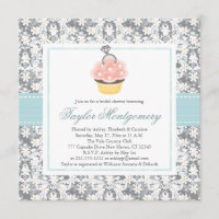 Invitations de Fête de la mariée de petit gâteau