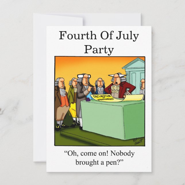 Invitations de fête de l'Humour (Devant)