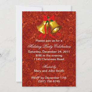 Invitations de fête de Noël