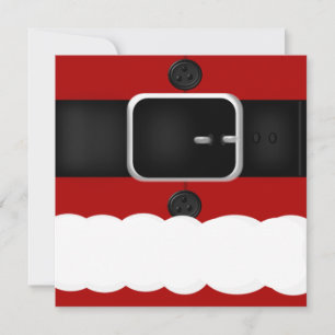Invitations de fête de Noël de costume du père