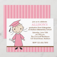 Invitations de fête de remise des diplômes de