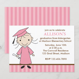 Invitations de fête de remise des diplômes de