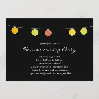 Invitations de fête des Lanternes d'été
