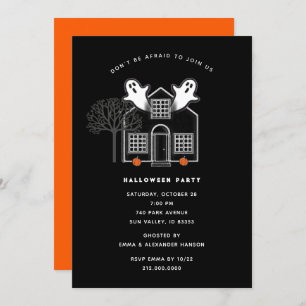 Invitations de fête d'Halloween