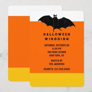 Invitations de fête d'Halloween