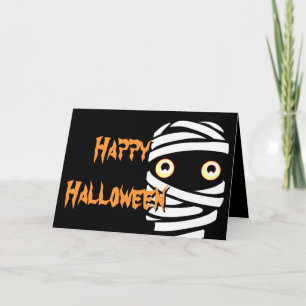 Invitations de fête d'Halloween Cartes de momie pe
