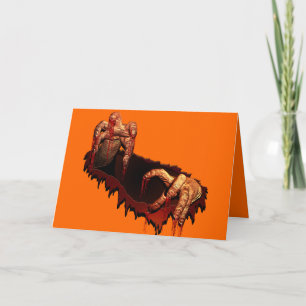 Invitations de fête d'Halloween Cartes d'horreur Z