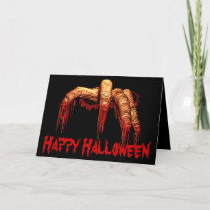 Invitations de fête d'Halloween Cartes d'horreur Z