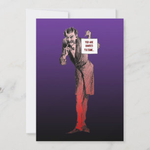 Invitations de fête d'Halloween diable