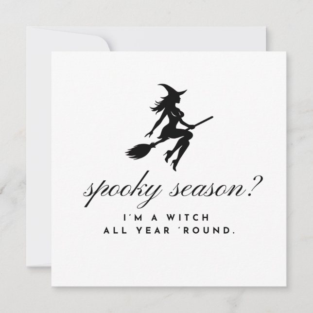 invitations de fête d'Halloween ensorcelées  (Devant)