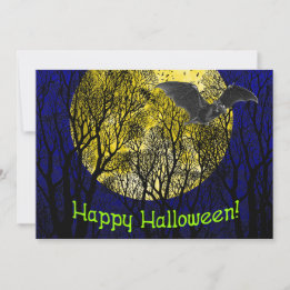 Invitations de fête d'Halloween personnalisées