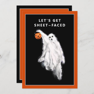 Invitations de fête d'Halloween pour adultes