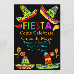 Invitations de Fiesta Cinco de Mayo
