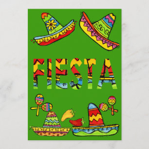 Invitations de Fiesta Cinco de Mayo au Mexique Ver