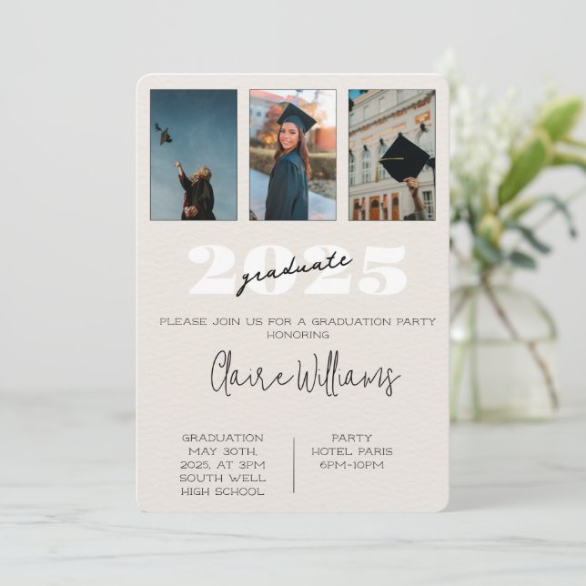 Invitations de filles à la fête de remise de diplô (Debout devant)