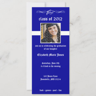 Invitations de fin d'études classiques