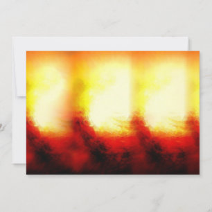 Invitations de flammes Abstraites