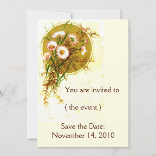 Invitations de fleurs