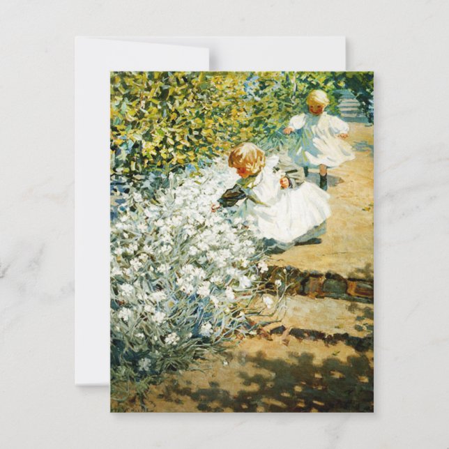 Invitations de fleurs de prélèvement (Devant)